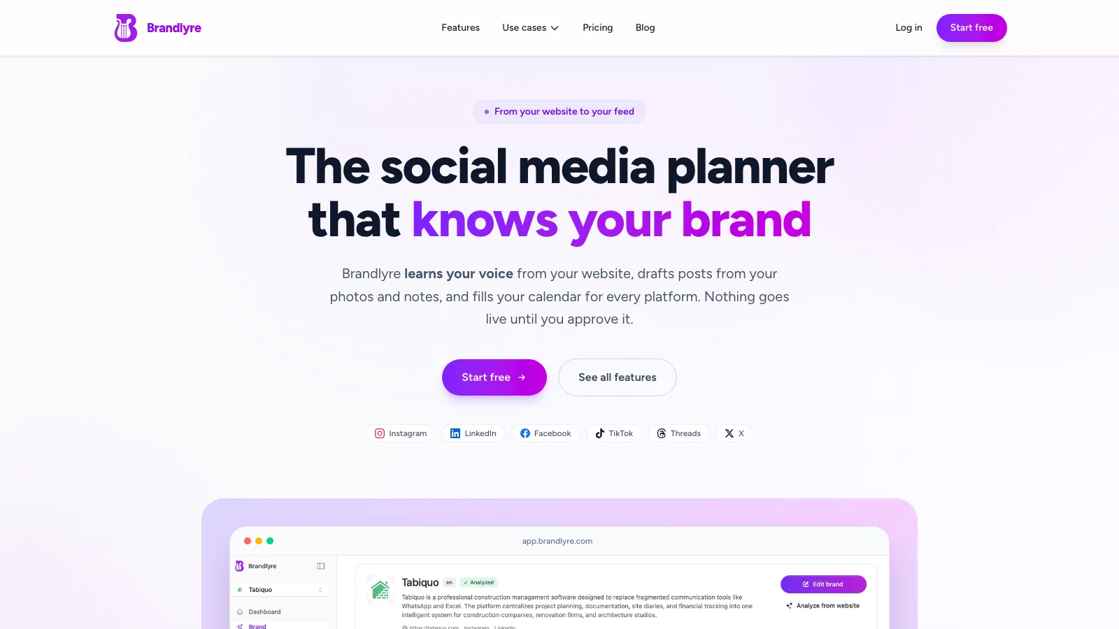 Brandlyre: The Social Media Planner I Built Because I Never Had Time to Post